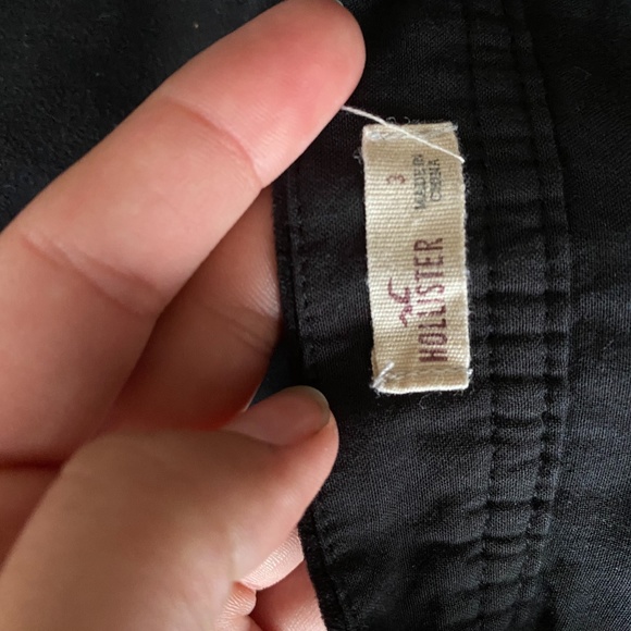 High Waisted Jet Black Skirt - Picture 3 of 3